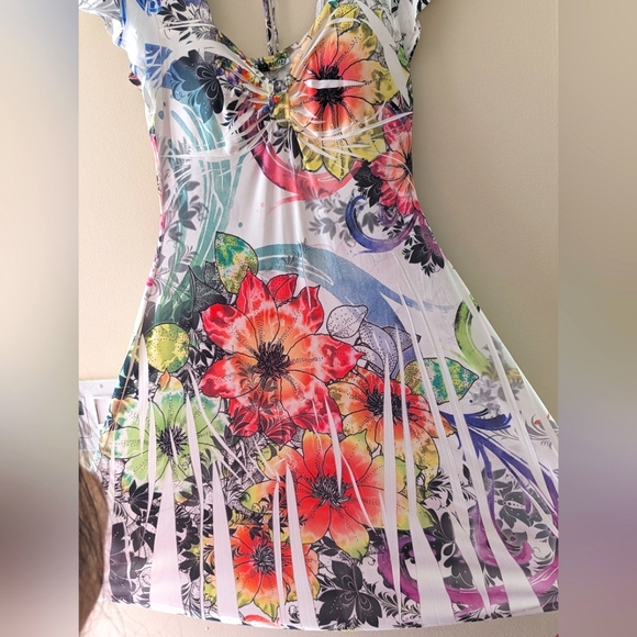 FLORAL WRAP DRESS - Colori - Picture 3 of 11